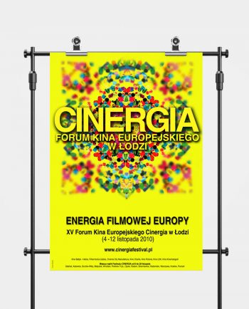 Plakat XV Forum Kina Europejskiego Cinergia