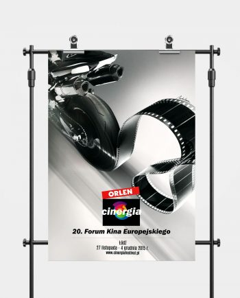 Plakat XX Forum Kina Europejskiego ORLEN Cinergia