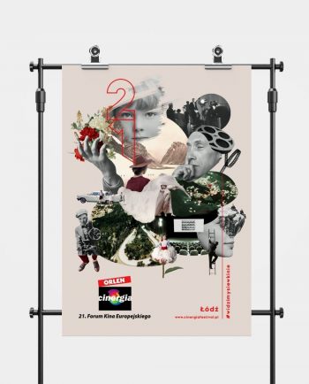 Plakat XXI Forum Kina Europejskiego ORLEN Cinergia